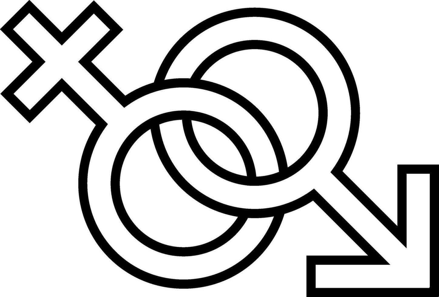 männlich weiblich Symbol Geschlecht Beziehungen zwischen Mann Frau Sex vektor