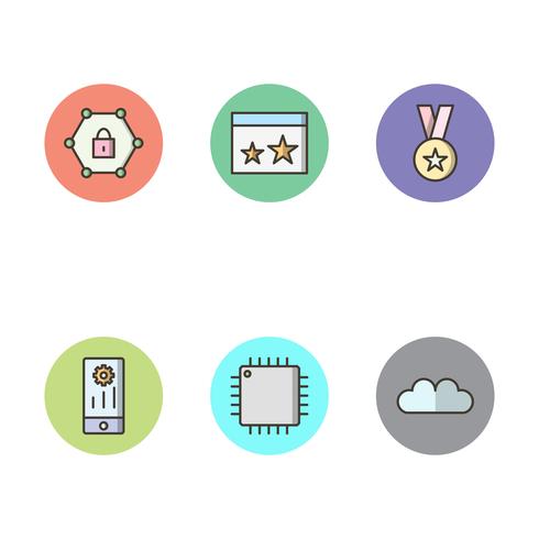 Satz von Vector SEO Search Engine Optimization Icons