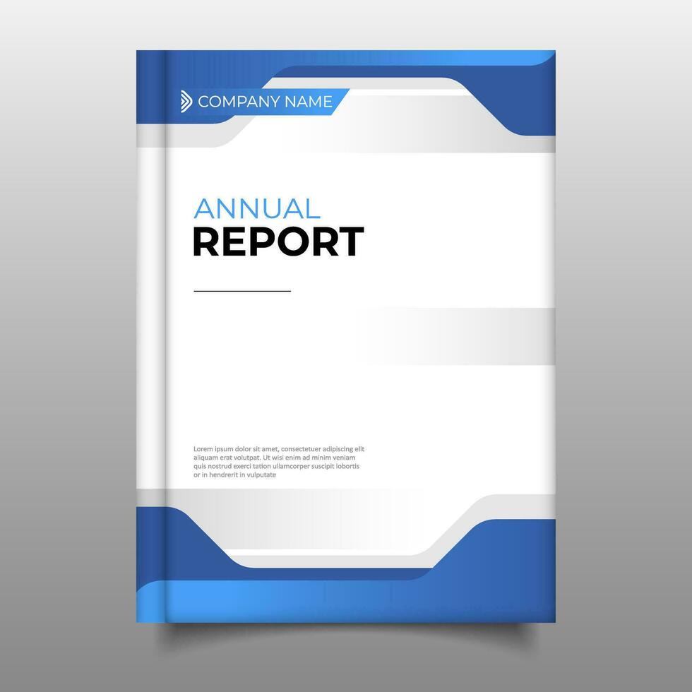 jährlich Bericht modern Startseite Geschäft Vorlage Design vektor