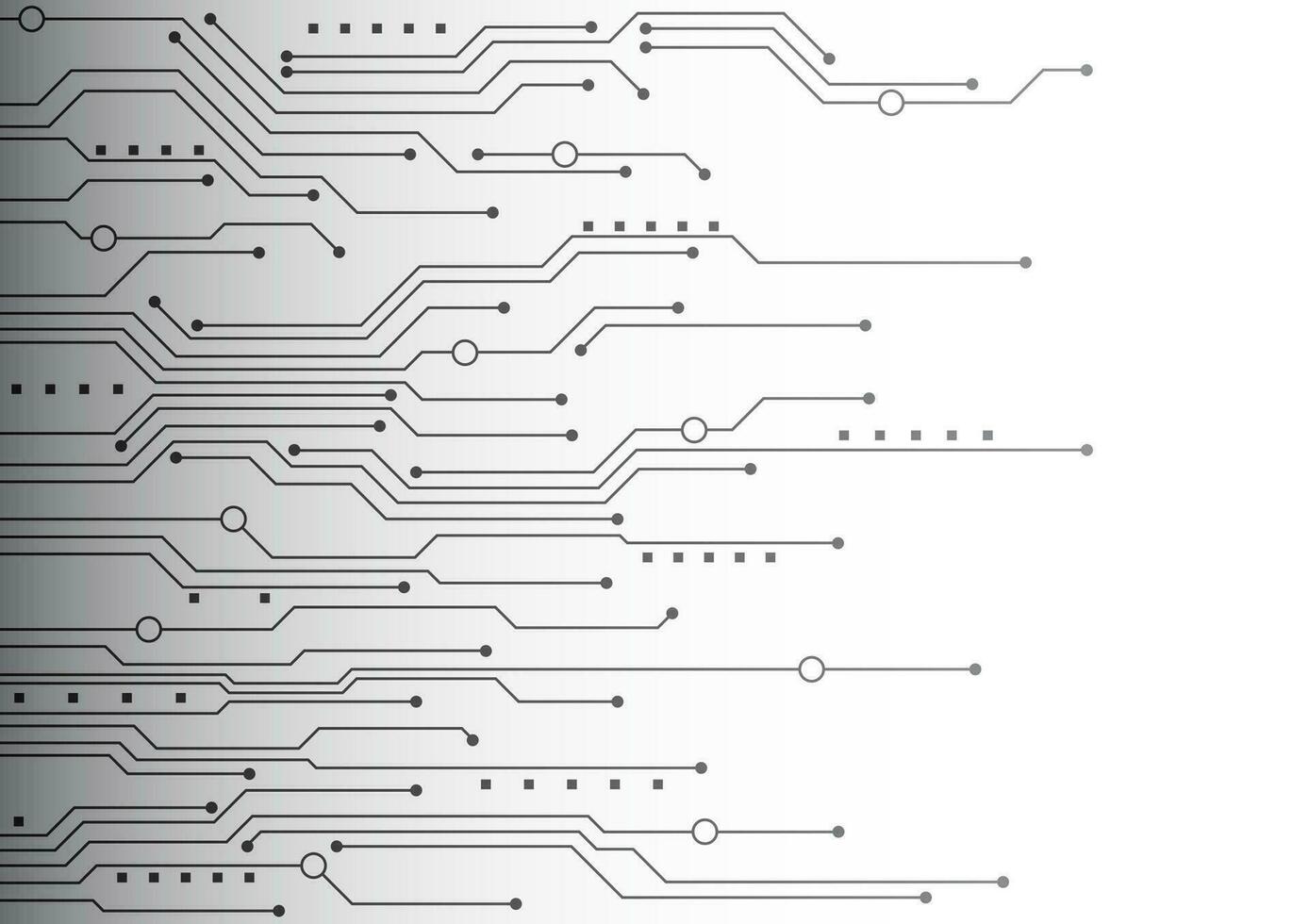 Schaltkreis Technologie Hintergrund mit Hi-Tech Digital vektor