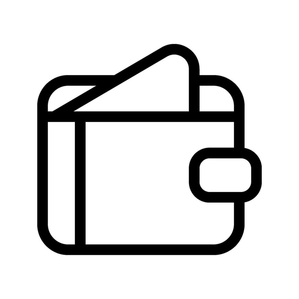 Brieftasche Symbol Vektor Symbol Design Illustration