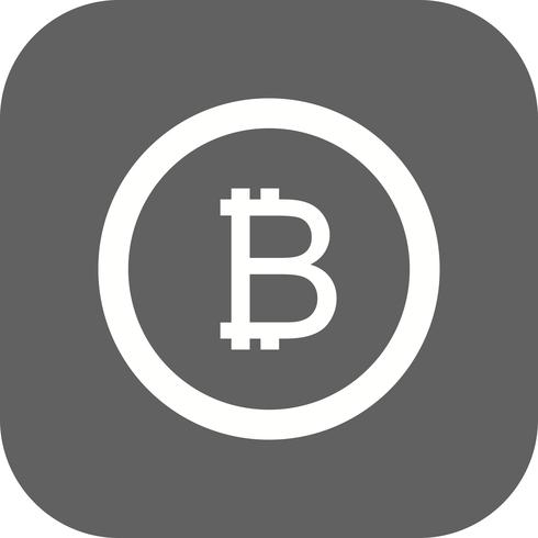 Bitcoin-Vektor-Symbol vektor