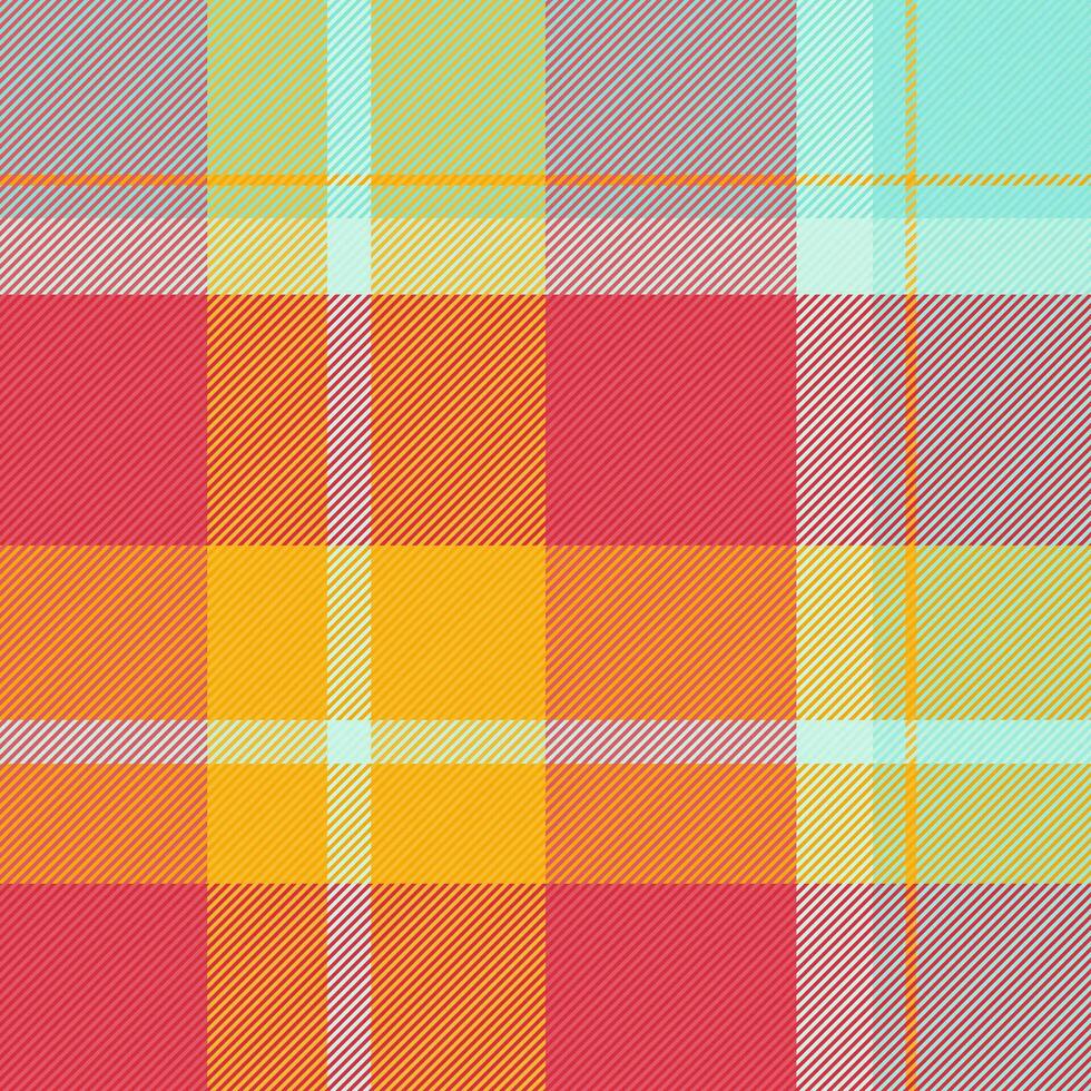 Textur Tartan Stoff von Plaid Vektor Hintergrund mit ein Muster nahtlos Textil- überprüfen.