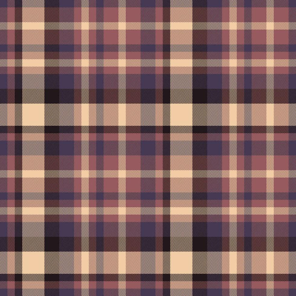 Tartan Plaid Hintergrund von Vektor nahtlos prüfen mit ein Textil- Muster Stoff Textur.