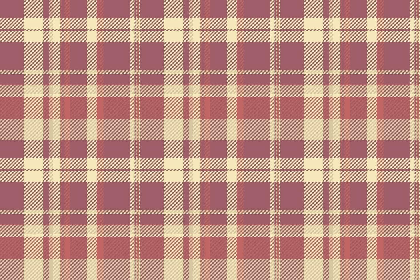 Textil- Hintergrund Muster von Tartan prüfen Stoff mit ein Vektor nahtlos Textur Plaid.