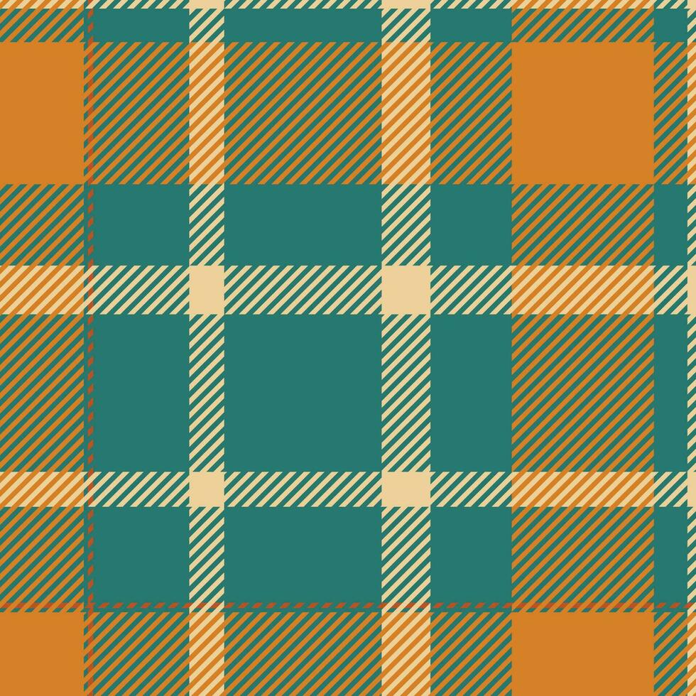 tartan schottland nahtloser karierter mustervektor. Retro-Hintergrundstoff. Vintage Check Farbe quadratische geometrische Textur. vektor