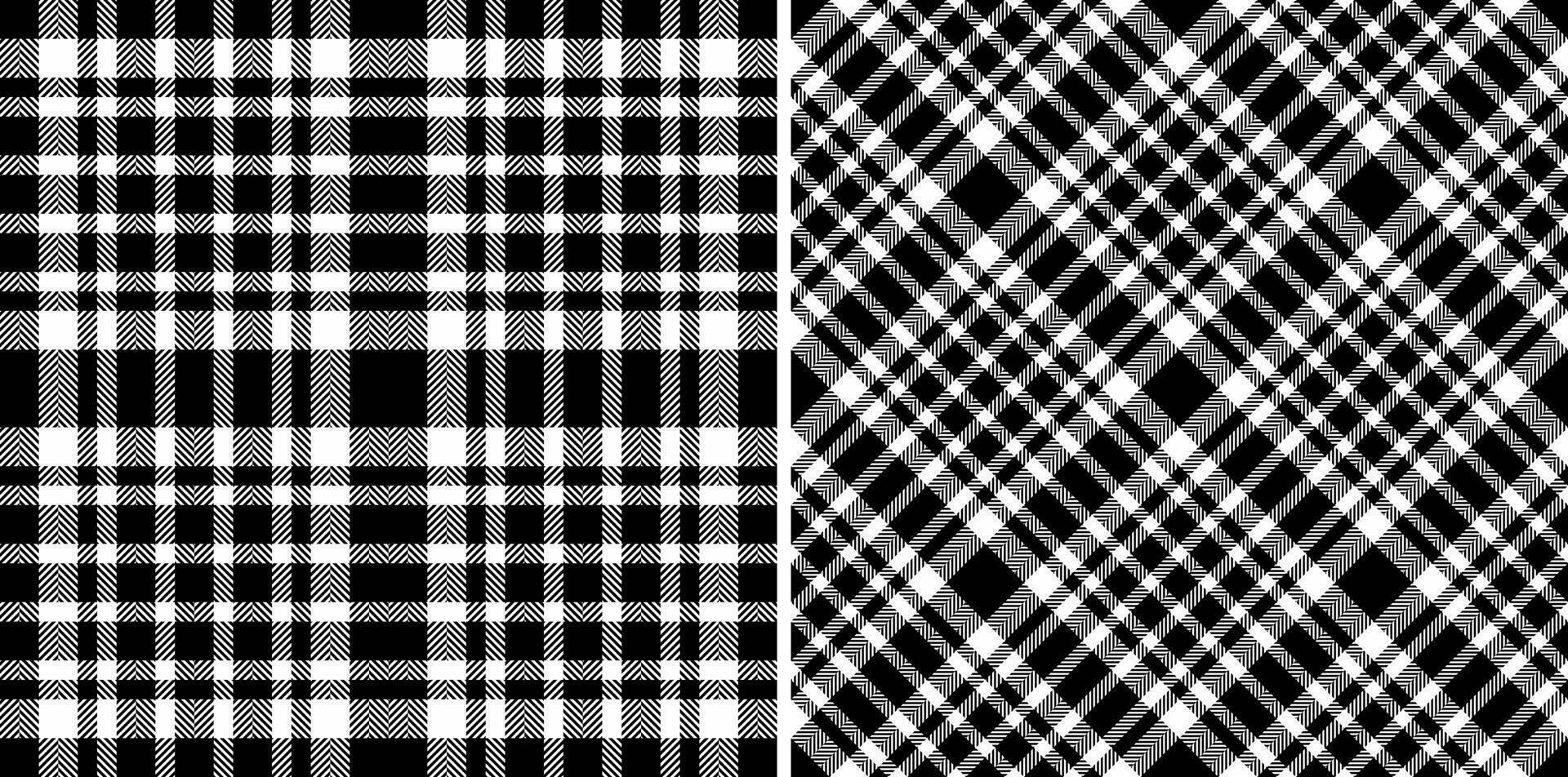 nahtlos Muster Plaid von Hintergrund Textur Vektor mit ein Stoff prüfen Tartan Textil.