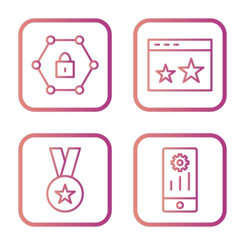 Satz von Vector SEO Search Engine Optimization Icons