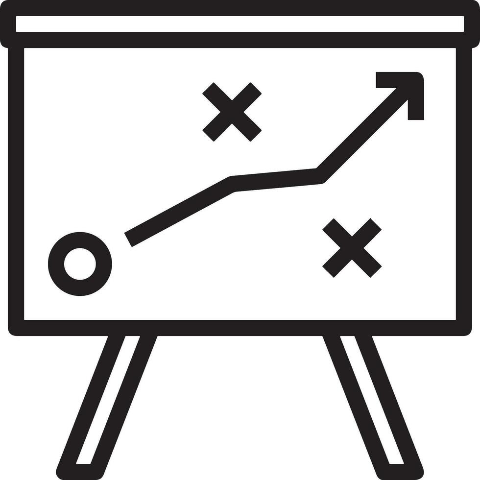 Wachstum Geschäft Symbol Symbol Vektor Bild. Illustration von das Fortschritt Gliederung Infografik Strategie Entwicklung Design Bild