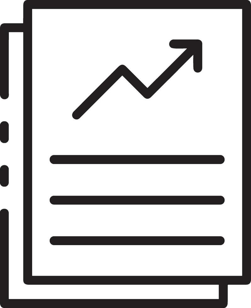 Wachstum Geschäft Symbol Symbol Vektor Bild. Illustration von das Fortschritt Gliederung Infografik Strategie Entwicklung Design Bild