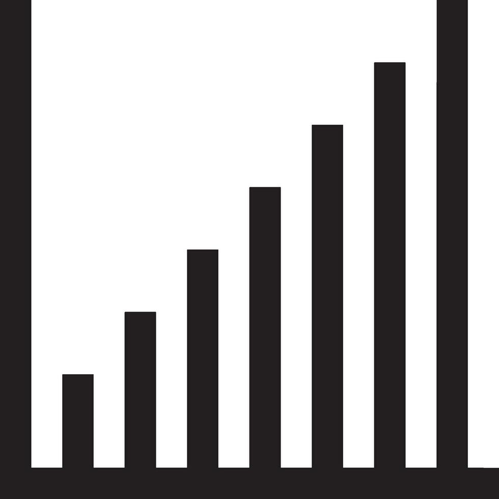 Wachstum Geschäft Symbol Symbol Vektor Bild. Illustration von das Fortschritt Gliederung Infografik Strategie Entwicklung Design Bild