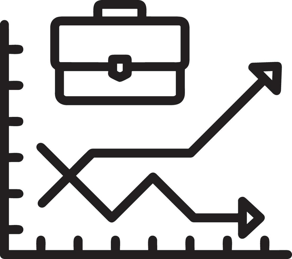 tillväxt företag ikon symbol vektor bild. illustration av de framsteg översikt infographic strategi utveckling design bild