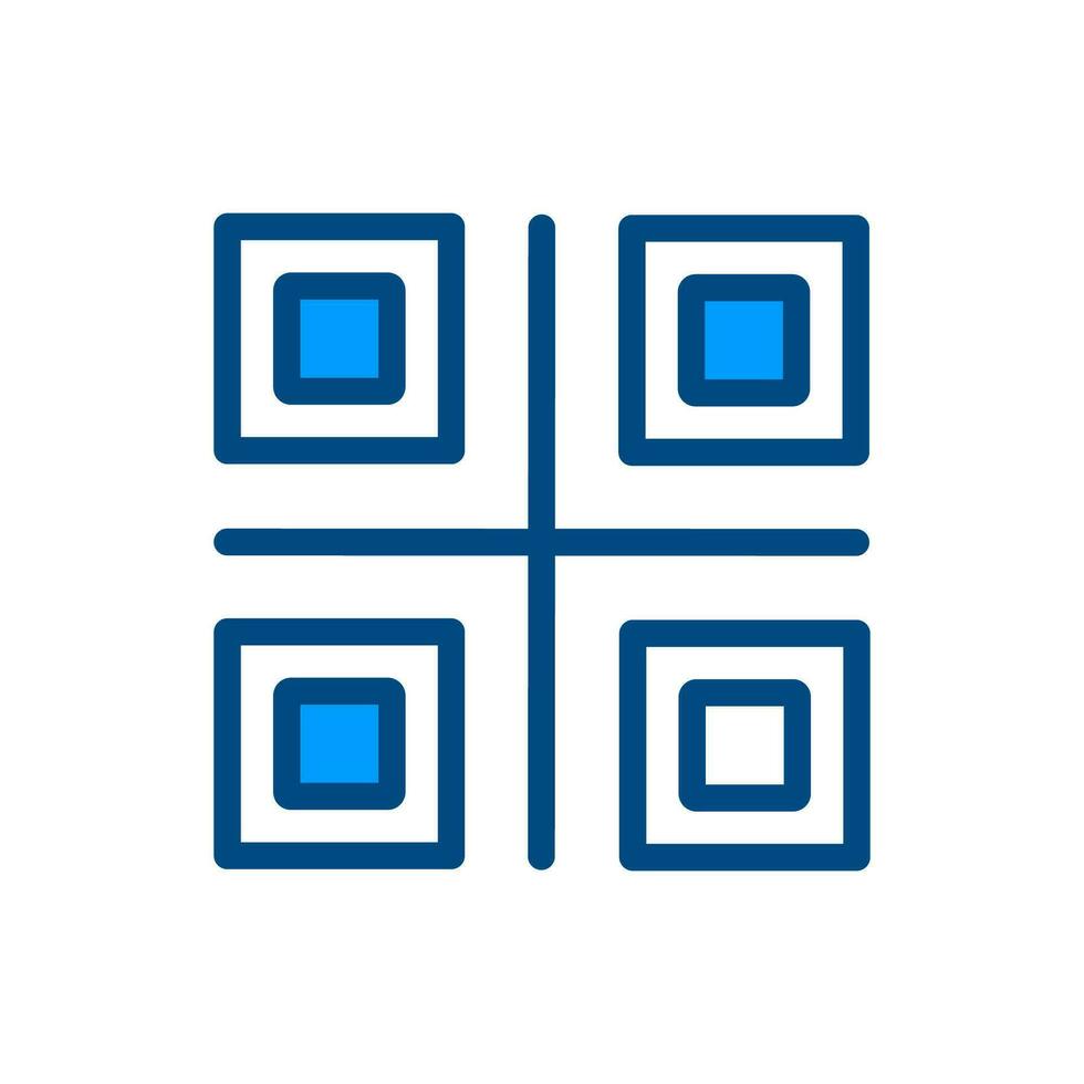 qr Code Symbol Abbildungen Vektor Grafik