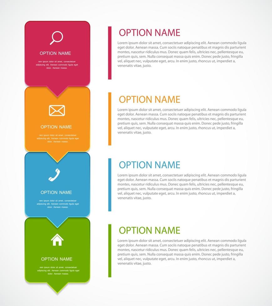 Infografik-Vorlage für Unternehmen vektor
