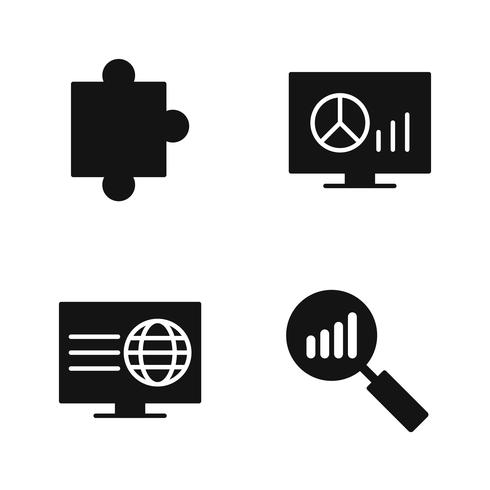 Satz von Vector SEO Search Engine Optimization Icons