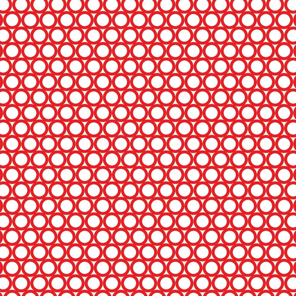 abstrakt wellig Nahtlos rot Farbe Kreis Punkt Muster vektor