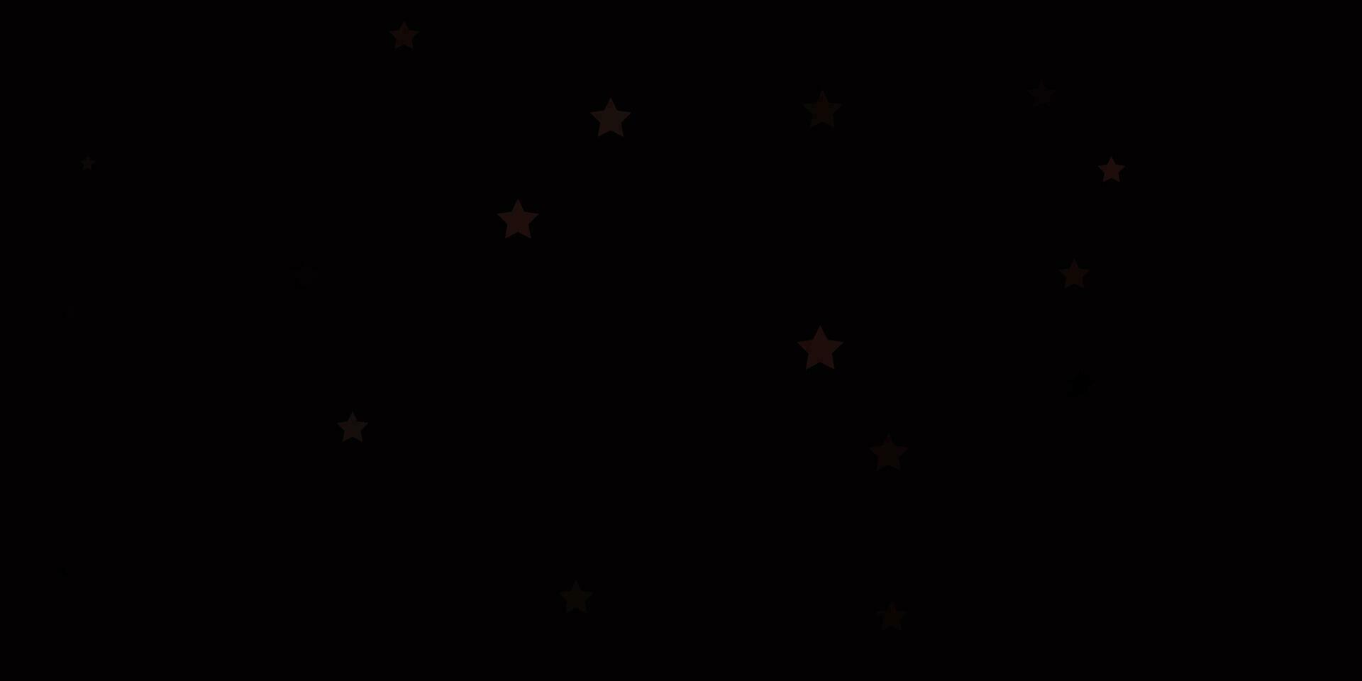 dunkelrosa Vektorlayout mit hellen Sternen. vektor