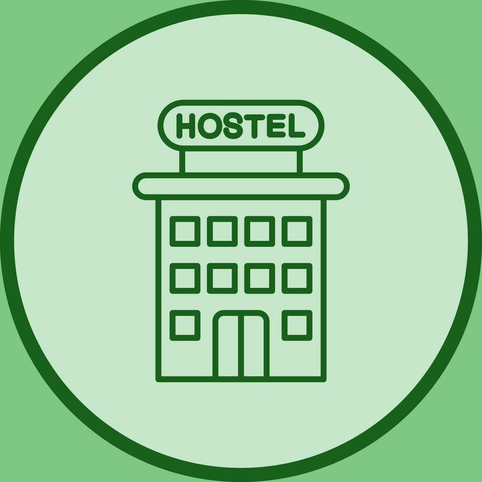 Hostel-Vektor-Symbol vektor