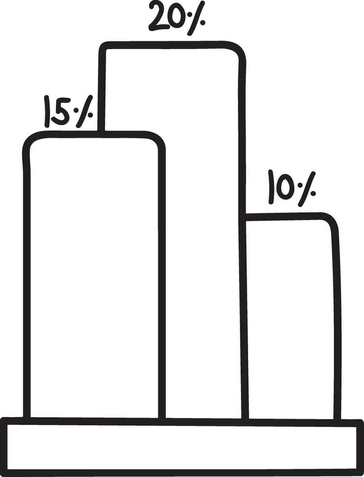 Wachstum Geschäft Symbol Symbol Vektor Bild. Illustration von das Fortschritt Gliederung Infografik Strategie Entwicklung Design Bild