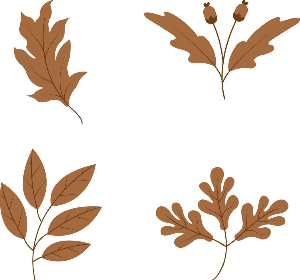 organisch Herbst Blatt Symbol. Vektor Illustration