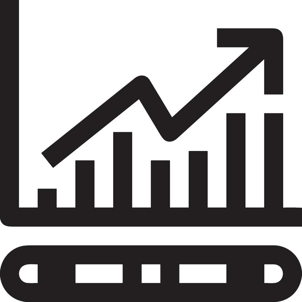 tillväxt företag ikon symbol vektor bild. illustration av de framsteg översikt infographic strategi utveckling design bild