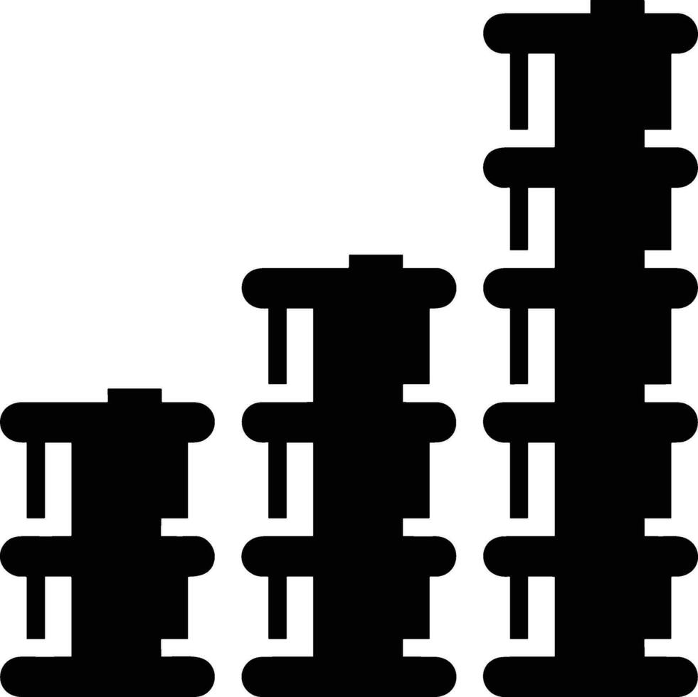 tillväxt företag ikon symbol vektor bild. illustration av de framsteg översikt infographic strategi utveckling design bild