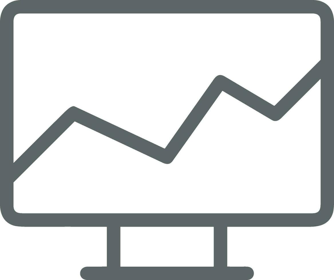 Wachstum Geschäft Symbol Symbol Vektor Bild. Illustration von das Fortschritt Gliederung Infografik Strategie Entwicklung Design Bild