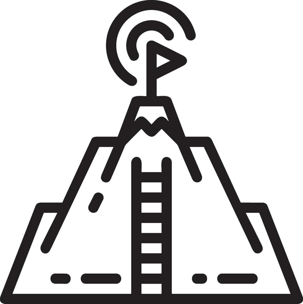 Wachstum Geschäft Symbol Symbol Vektor Bild. Illustration von das Fortschritt Gliederung Infografik Strategie Entwicklung Design Bild