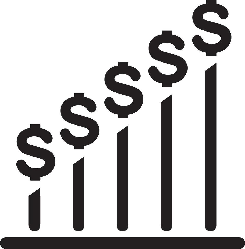 tillväxt företag ikon symbol vektor bild. illustration av de framsteg översikt infographic strategi utveckling design bild