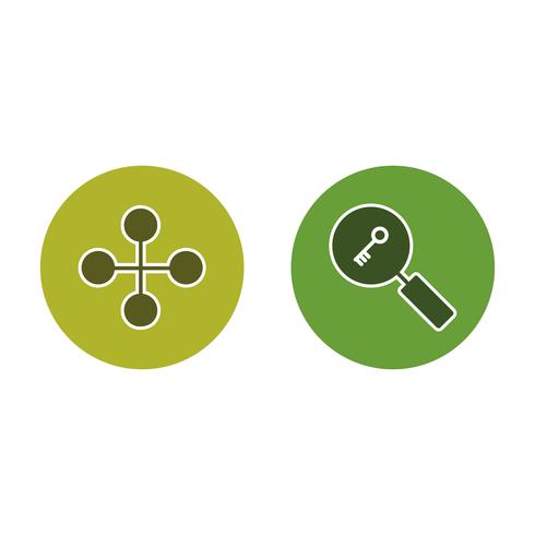 Satz von Vector SEO Search Engine Optimization Icons