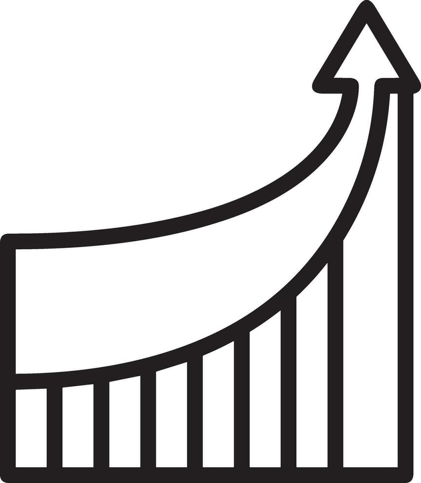 tillväxt företag ikon symbol vektor bild. illustration av de framsteg översikt infographic strategi utveckling design bild