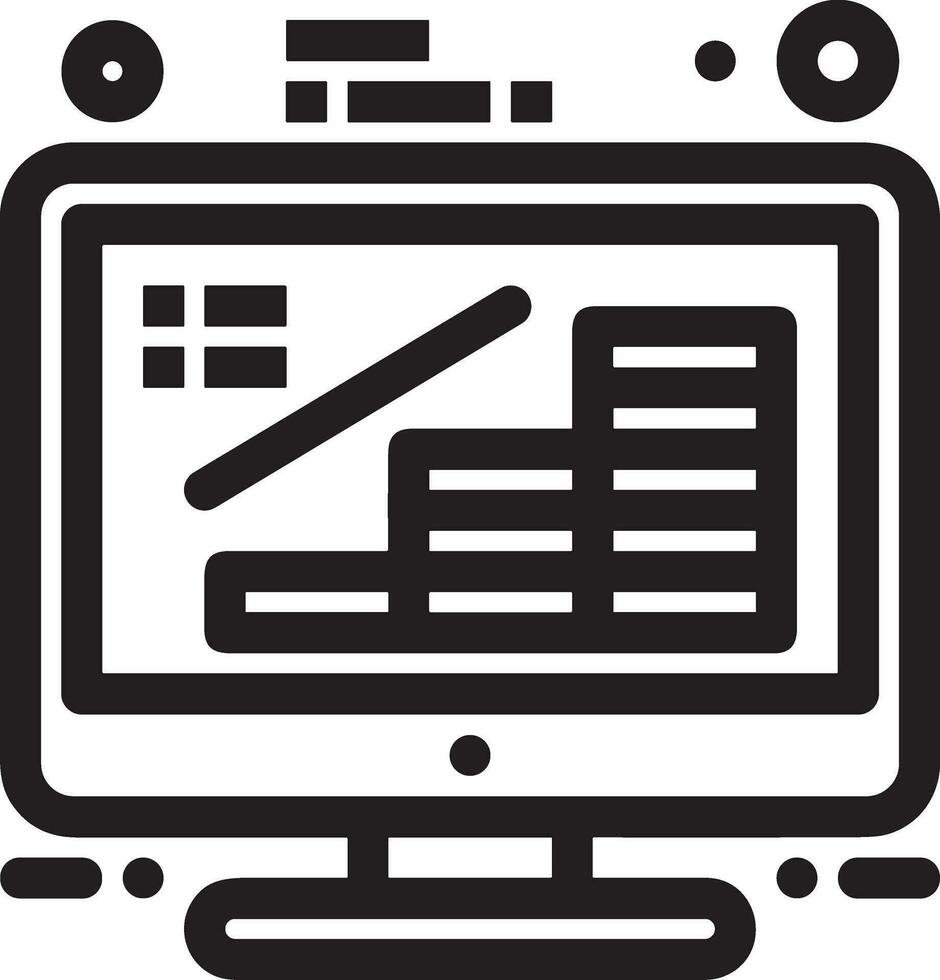 Wachstum Geschäft Symbol Symbol Vektor Bild. Illustration von das Fortschritt Gliederung Infografik Strategie Entwicklung Design Bild