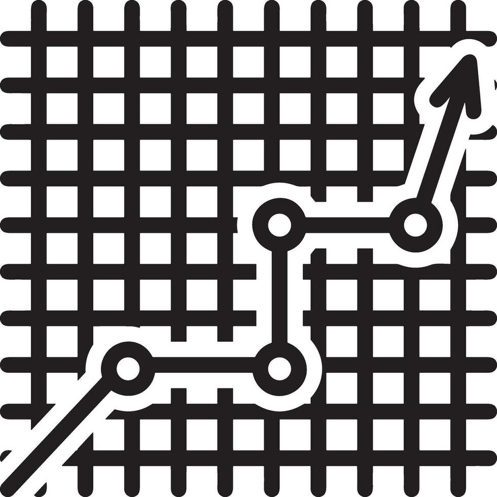 Wachstum Geschäft Symbol Symbol Vektor Bild. Illustration von das Fortschritt Gliederung Infografik Strategie Entwicklung Design Bild