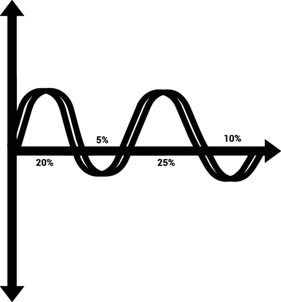 Wachstum Geschäft Symbol Symbol Vektor Bild. Illustration von das Fortschritt Gliederung Infografik Strategie Entwicklung Design Bild