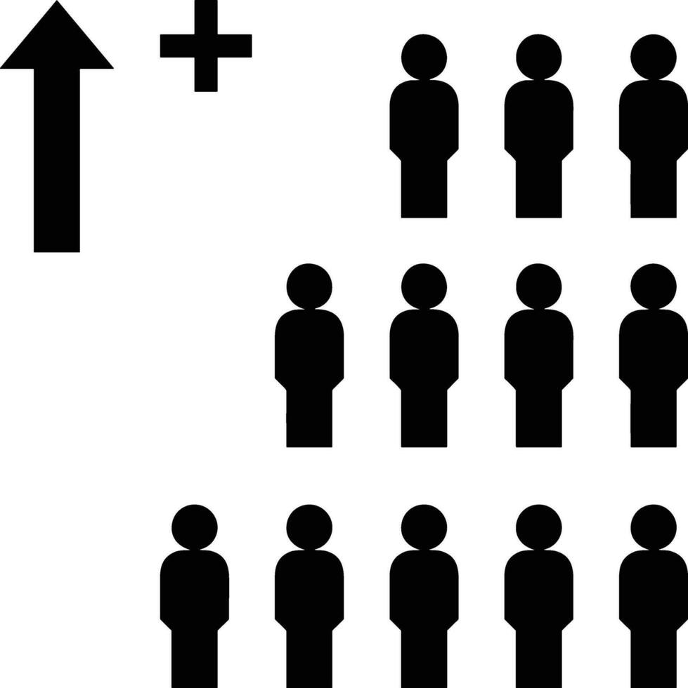 Wachstum Geschäft Symbol Symbol Vektor Bild. Illustration von das Fortschritt Gliederung Infografik Strategie Entwicklung Design Bild