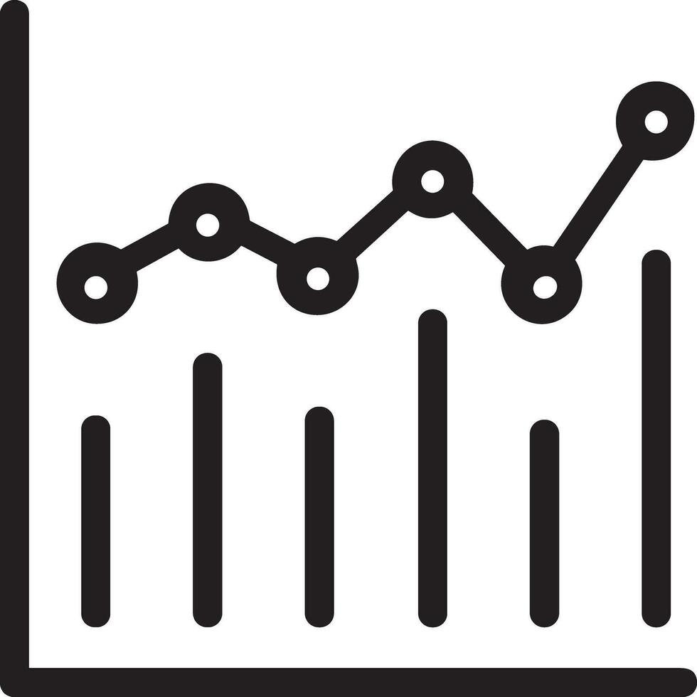 Wachstum Geschäft Symbol Symbol Vektor Bild. Illustration von das Fortschritt Gliederung Infografik Strategie Entwicklung Design Bild