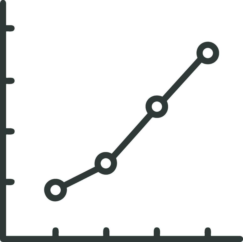 Wachstum Geschäft Symbol Symbol Vektor Bild. Illustration von das Fortschritt Gliederung Infografik Strategie Entwicklung Design Bild