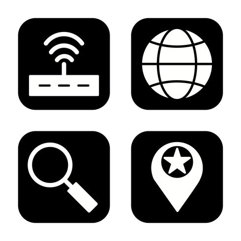 Satz von Vector SEO Search Engine Optimization Icons