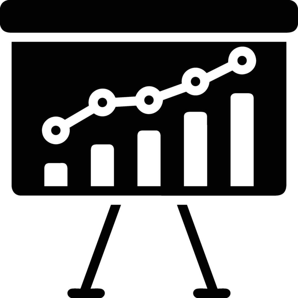 Wachstum Geschäft Symbol Symbol Vektor Bild. Illustration von das Fortschritt Gliederung Infografik Strategie Entwicklung Design Bild