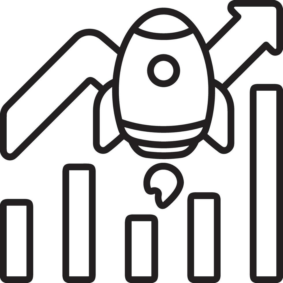 tillväxt företag ikon symbol vektor bild. illustration av de framsteg översikt infographic strategi utveckling design bild