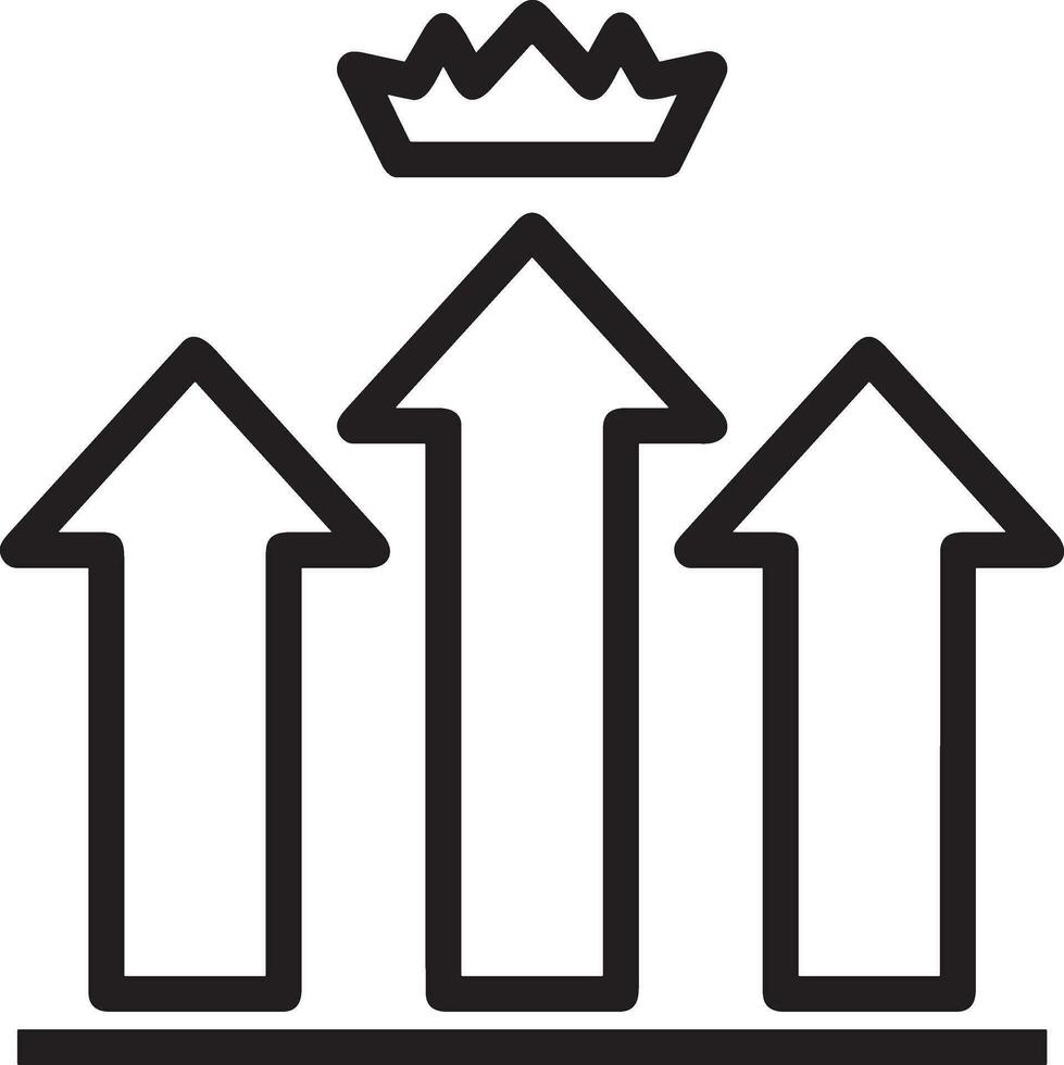 tillväxt företag ikon symbol vektor bild. illustration av de framsteg översikt infographic strategi utveckling design bild