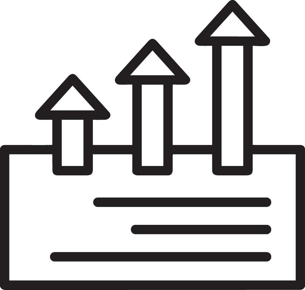 tillväxt företag ikon symbol vektor bild. illustration av de framsteg översikt infographic strategi utveckling design bild