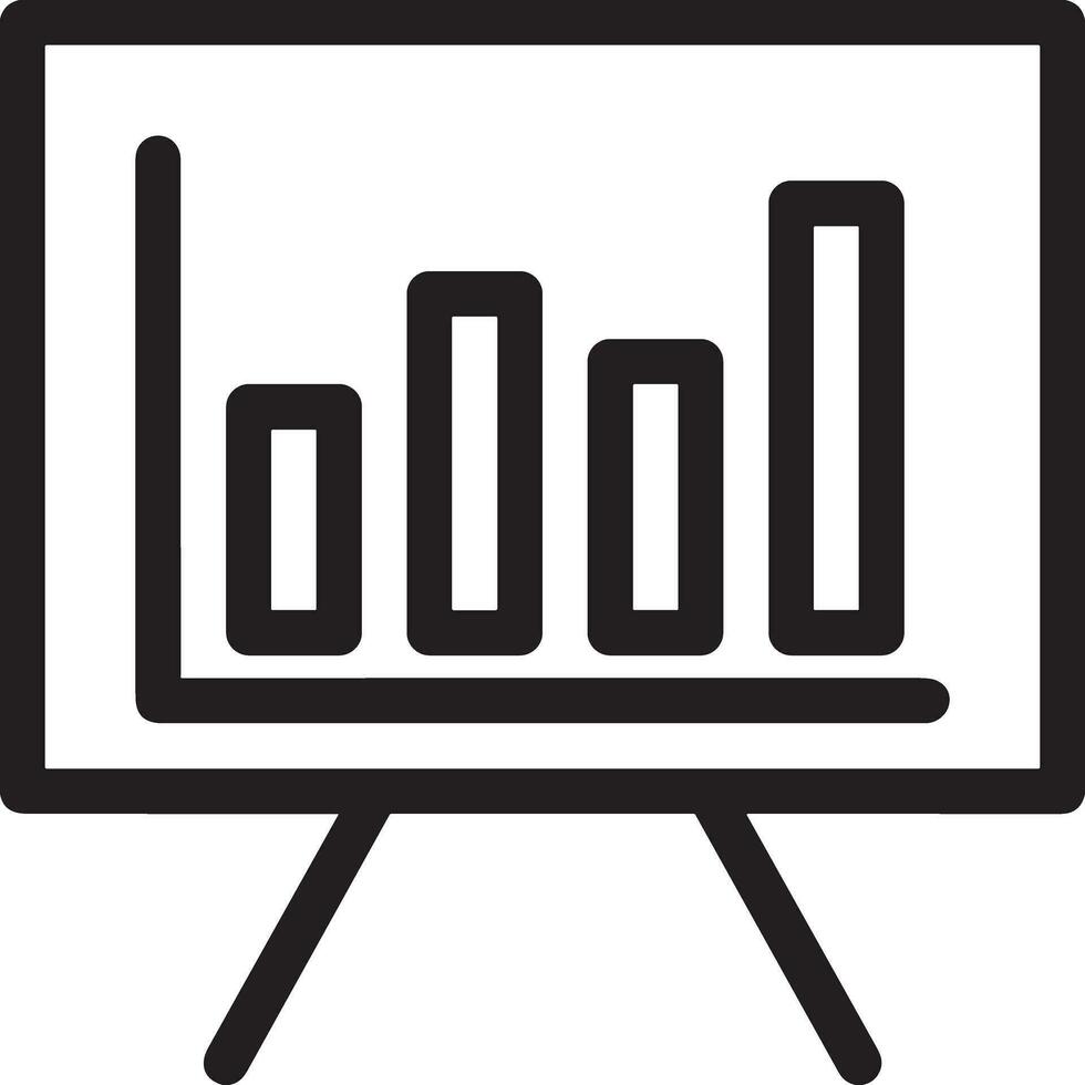 Wachstum Geschäft Symbol Symbol Vektor Bild. Illustration von das Fortschritt Gliederung Infografik Strategie Entwicklung Design Bild