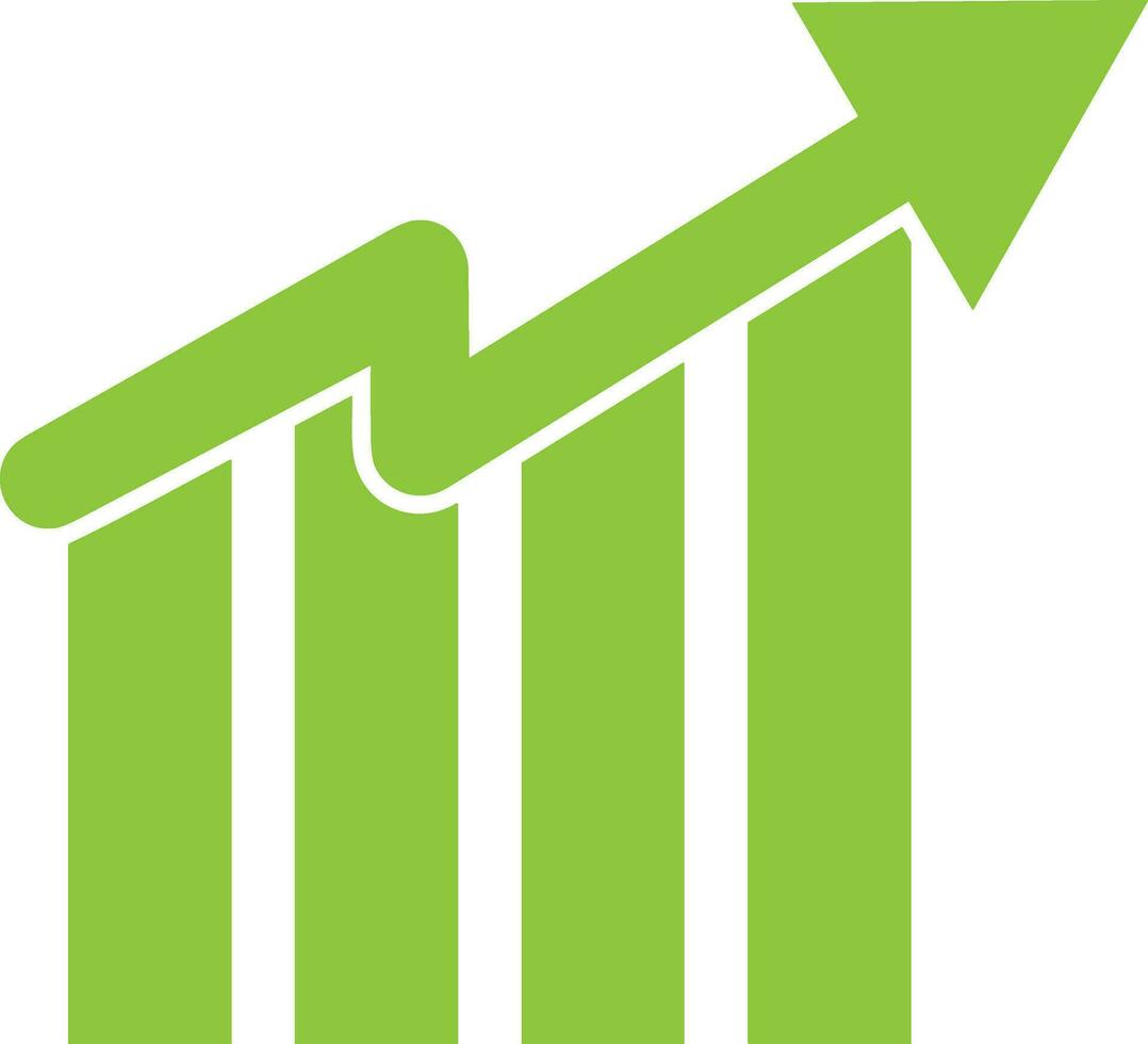 tillväxt företag ikon symbol vektor bild. illustration av de framsteg översikt infographic strategi utveckling design bild