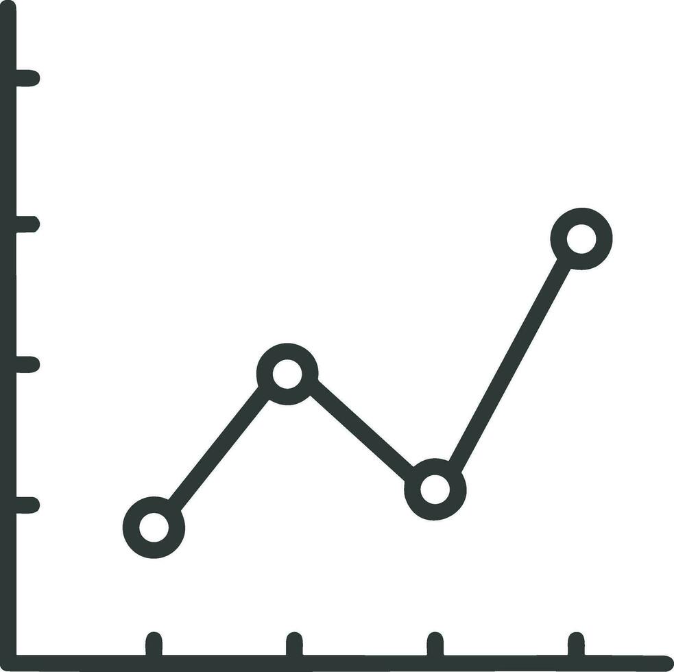 Wachstum Geschäft Symbol Symbol Vektor Bild. Illustration von das Fortschritt Gliederung Infografik Strategie Entwicklung Design Bild