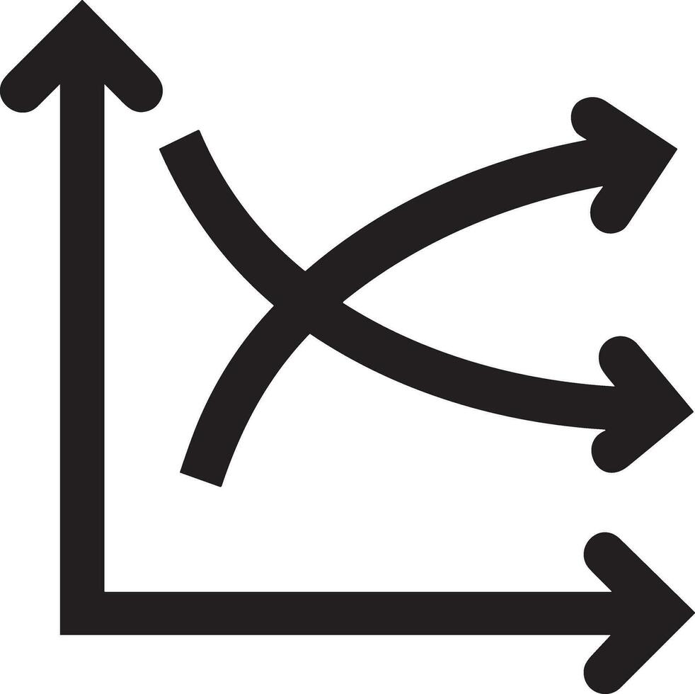 Wachstum Geschäft Symbol Symbol Vektor Bild. Illustration von das Fortschritt Gliederung Infografik Strategie Entwicklung Design Bild