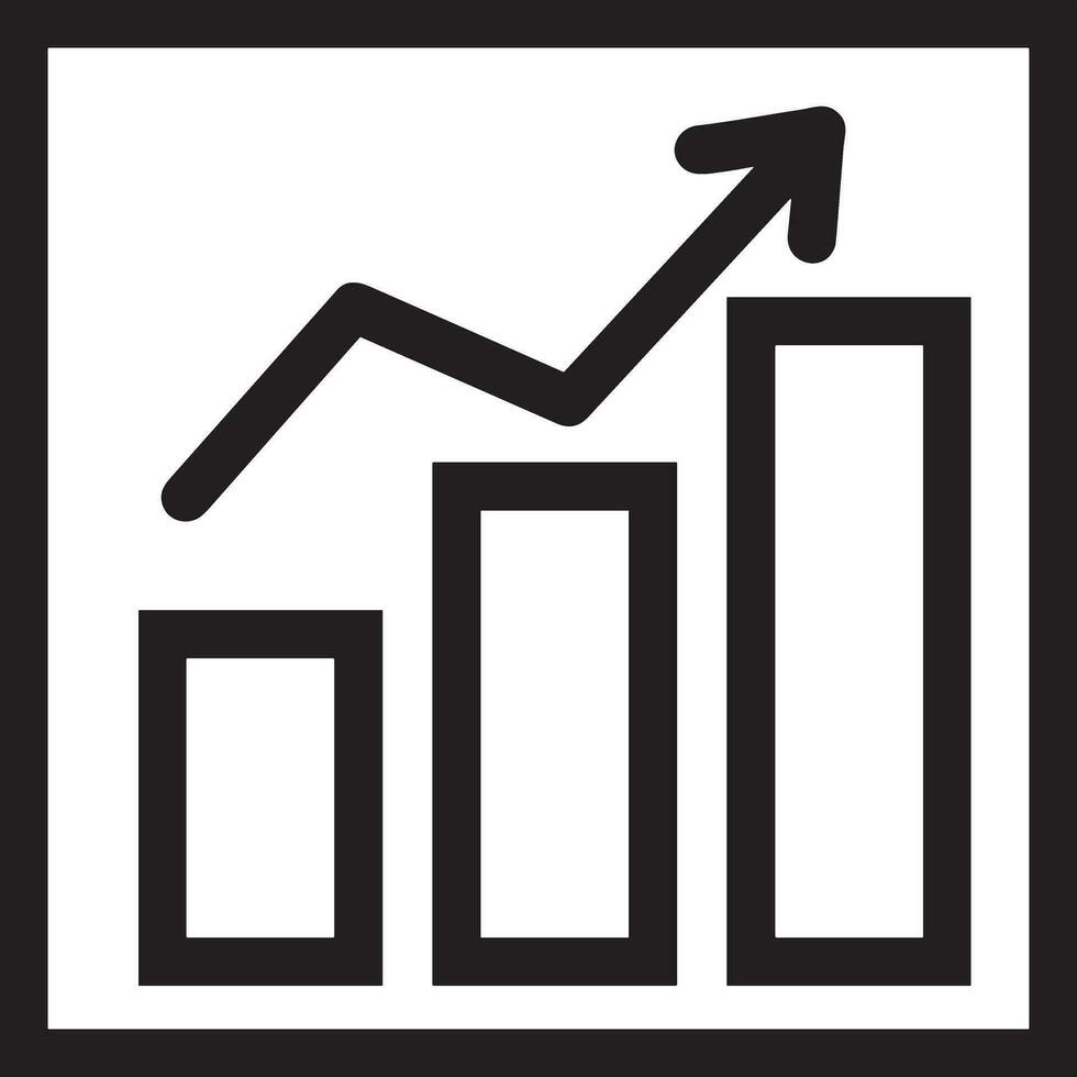 tillväxt företag ikon symbol vektor bild. illustration av de framsteg översikt infographic strategi utveckling design bild