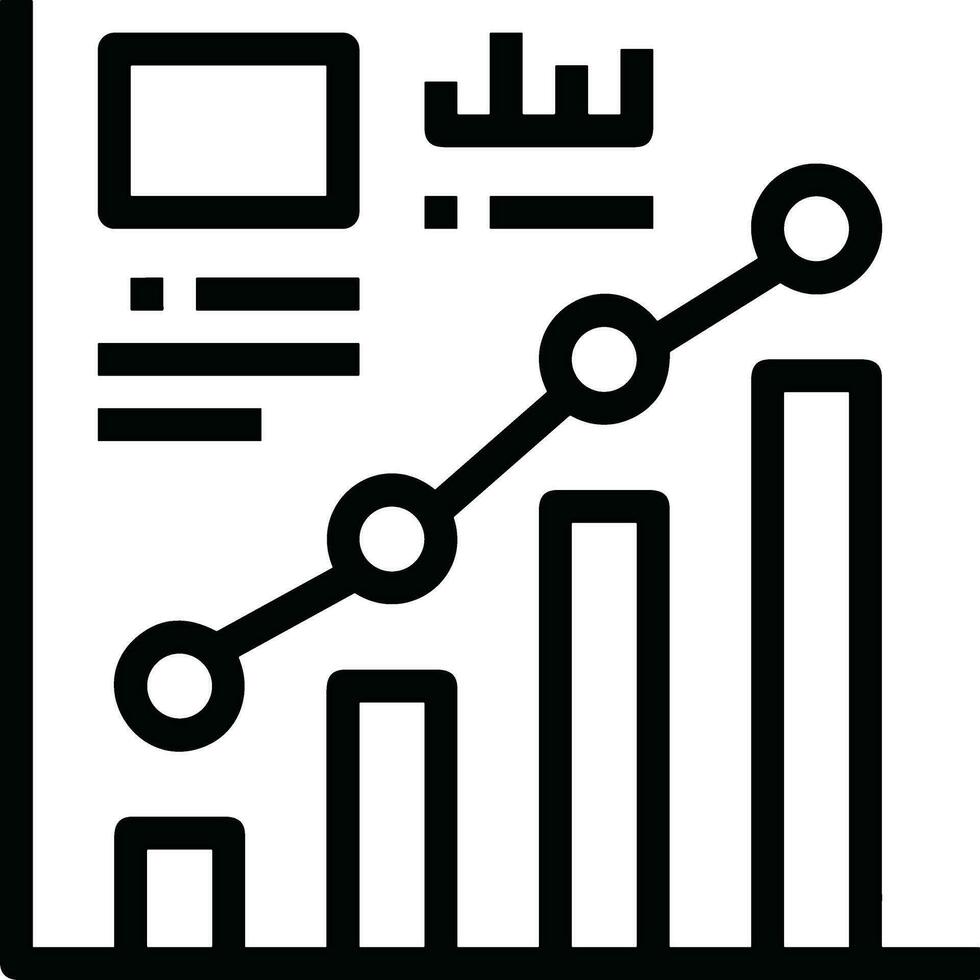 tillväxt företag ikon symbol vektor bild. illustration av de framsteg översikt infographic strategi utveckling design bild