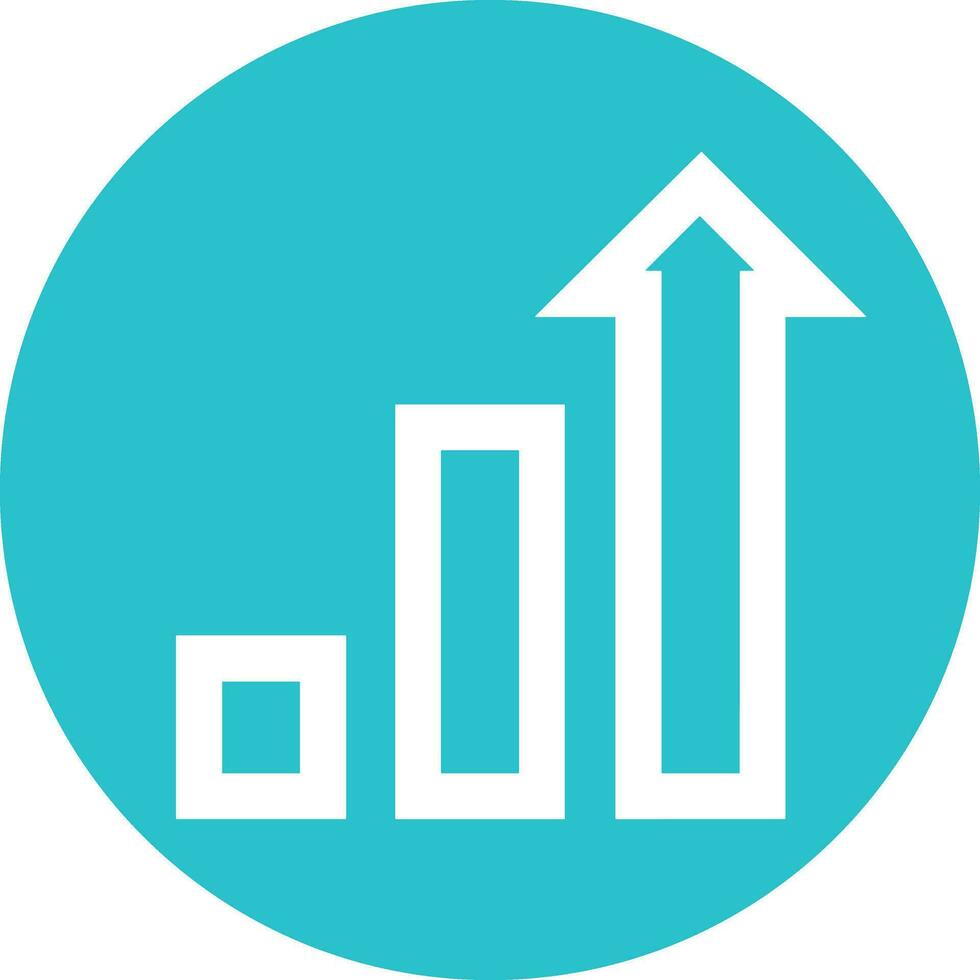 Wachstum Geschäft Symbol Symbol Vektor Bild. Illustration von das Fortschritt Gliederung Infografik Strategie Entwicklung Design Bild