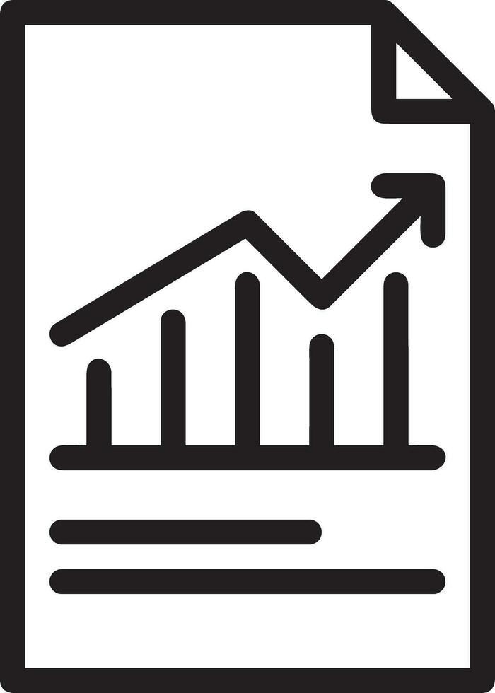 Wachstum Geschäft Symbol Symbol Vektor Bild. Illustration von das Fortschritt Gliederung Infografik Strategie Entwicklung Design Bild